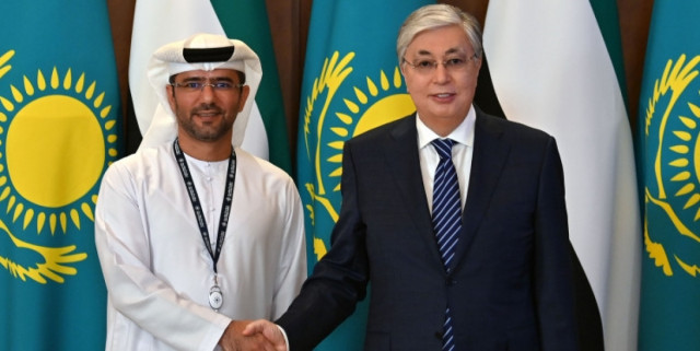 Президент Abu Dhabi Ports Group компаниясының басқарушы директорымен кездесті