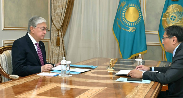 Президент Алматы қаласының әкімін  қабылдады