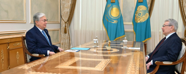 Президенті мемлекет қайраткері Икрам Адырбековті қабылдады