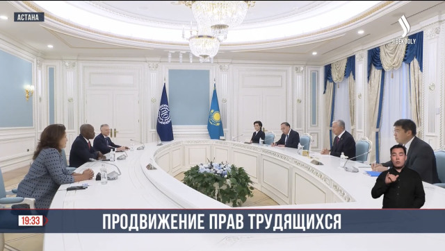 К. Токаев провел встречу с Генеральным директором Международной организации труда