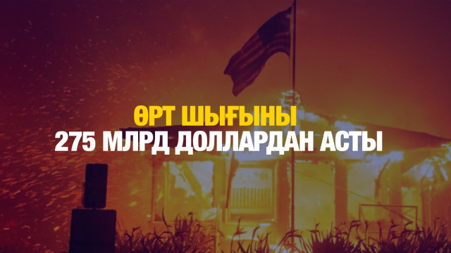 Өрт шығыны 275 млрд доллардан асты