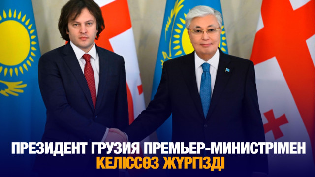 Қазақстан Президенті Грузия Премьер-министрімен келіссөз жүргізді