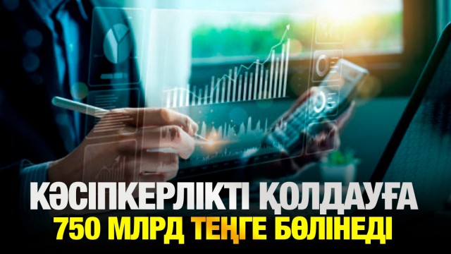 «Өрлеу» бағдарламасы аясында кәсіпкерлікті қолдауға 750 млрд теңге бөлінеді