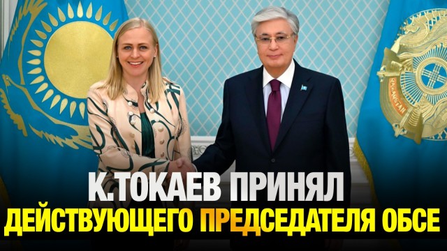 Глава государства принял действующего председателя ОБСЕ Элину Валтонен