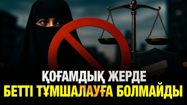 Қоғамдық орындарда бет-әлпетті тұмшалауға тыйым салынады