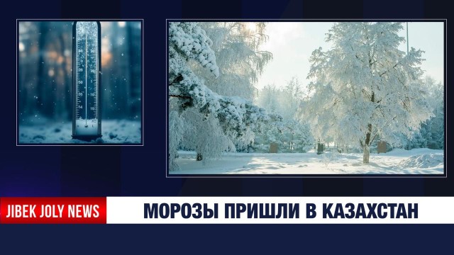 Морозы и метели накрыли Казахстан