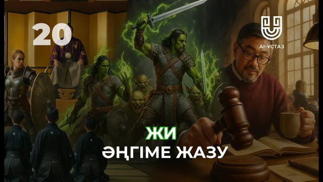 Жасанды интеллектімен әңгіме жазу