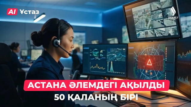 Жасанды интеллект қала қауіпсіздігін қалай бақылайды?