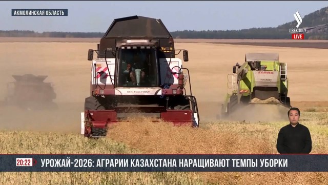 2 млн тонн зерна намолотили аграрии Акмолинской области