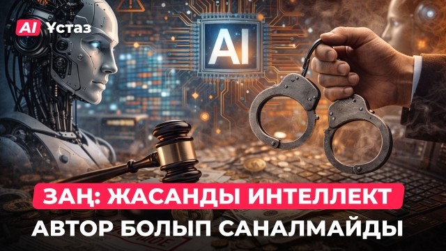 Заң: Жасанды интеллект автор болып саналмайды