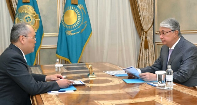 Қасым-Жомарт Тоқаев қаржылық мониторинг агенттігінің төрағасы Жанат Элимановты қабылдады