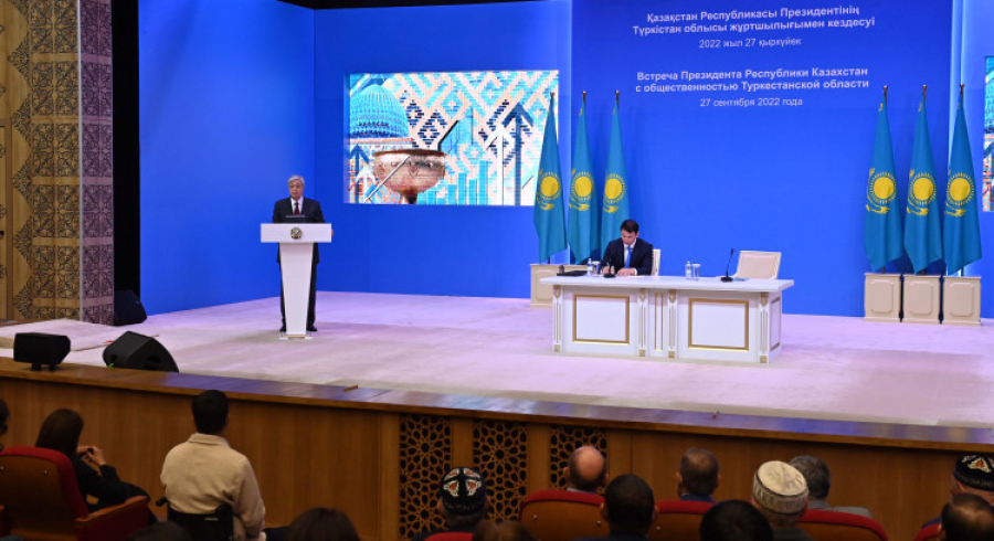 Президент Түркістан облысына жұмыс сапарымен барды