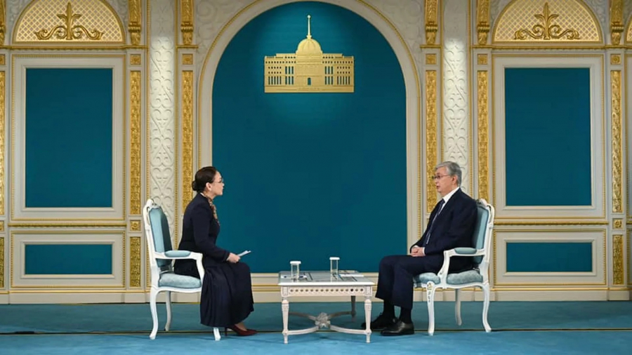 Қазақстан Президенті Қасым-Жомарт Тоқаевтың сұхбаты