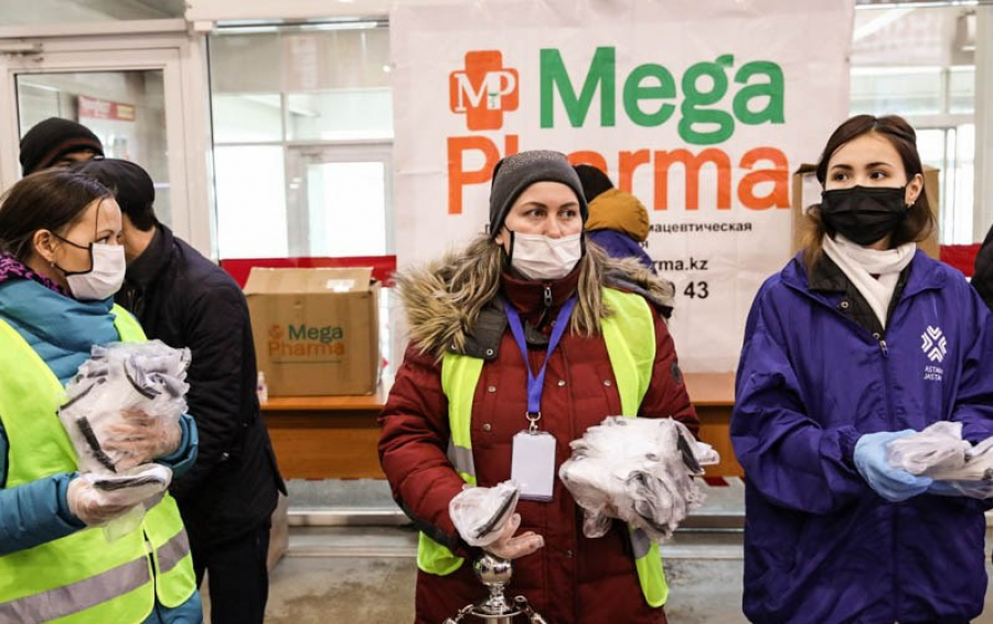 Столичные волонтеры помогли 50 тысячам жителей Нур-Султана