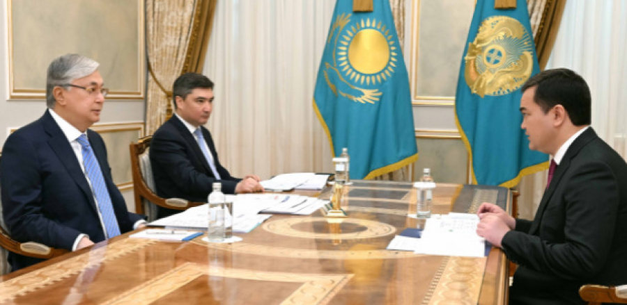 Президент Астана қаласының әкімі Жеңіс Қасымбекті қабылдады
