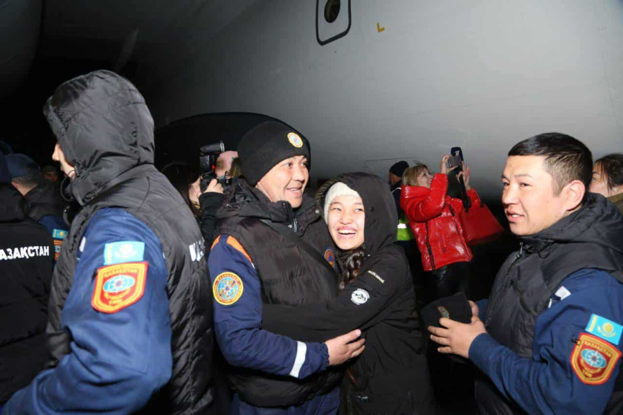Қазақстандық құтқарушылар елге оралды