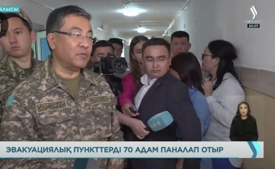 Абай облысының әкімі эвакуациялық пунктті аралады