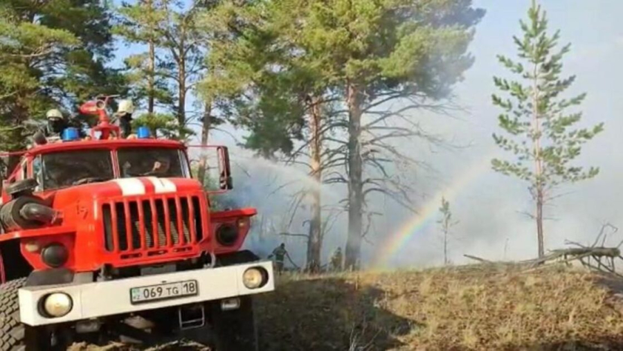 Абай облысындағы орман өрті сөндірілді