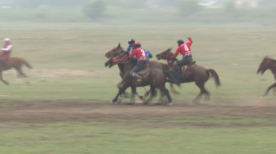 Чемпионат Казахстана по кокпару и аударыспаку проходит в Таразе
