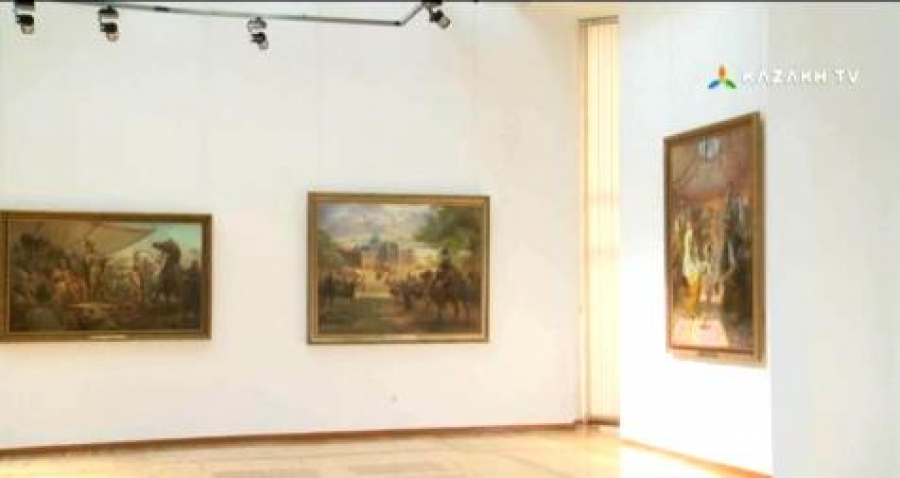 12 полотен цикла «Казахский дух»