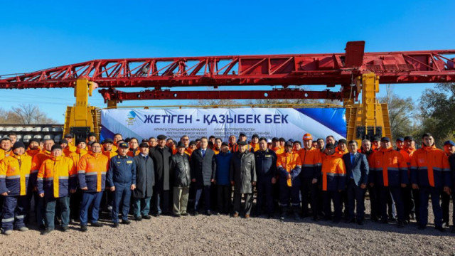 Алматыны айналып өтетін жаңа темір жол құрылысы басталды