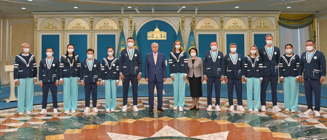 Қ.Тоқаев қазақстандық спортшыларды қабылдады